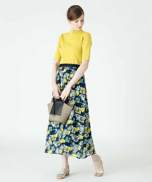 ＊＊allureville / アルアバイル スカート | レモンプリントギャザースカート | 詳細7