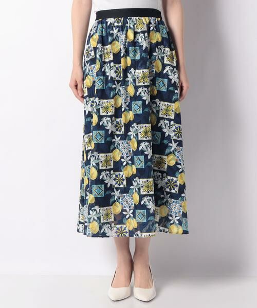 ＊＊allureville / アルアバイル スカート | レモンプリントギャザースカート | 詳細11