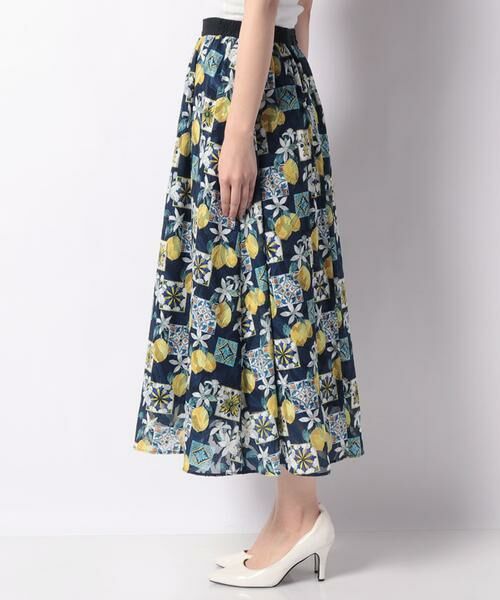 ＊＊allureville / アルアバイル スカート | レモンプリントギャザースカート | 詳細12