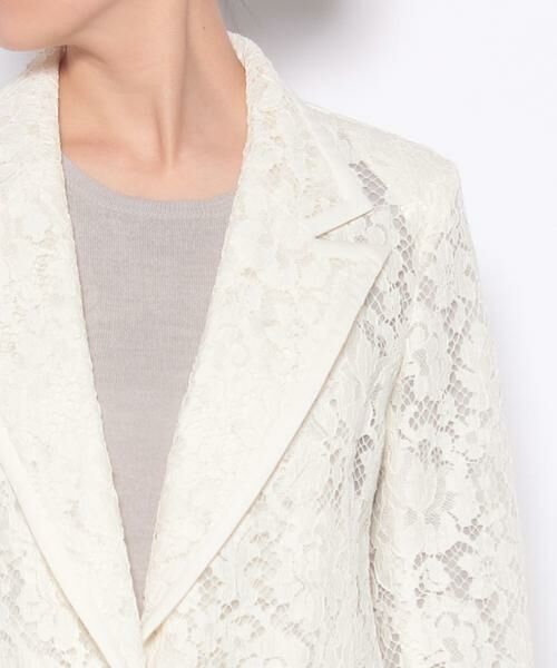 ルルウィルビー☆ケミカルレースジャケット　サイズ2 希少✨現行【ルルウィルビー】リトルブラックケープジャケット オフ