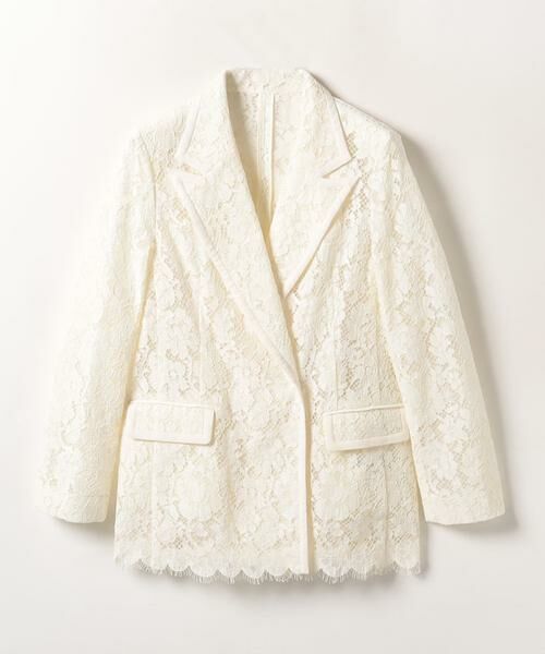 セール】 リバーレースダブルジャケット （テーラードジャケット