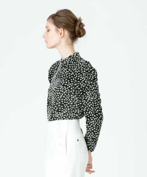 ＊＊allureville / アルアバイル シャツ・ブラウス | ベロア小花プリントブラウス | 詳細12