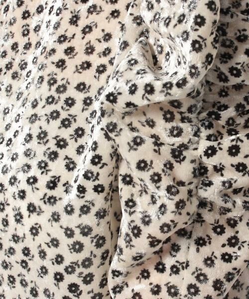 ＊＊allureville / アルアバイル シャツ・ブラウス | ベロア小花プリントブラウス | 詳細6