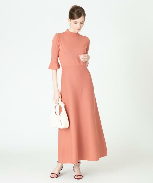 ＊＊allureville / アルアバイル ワンピース | フレアロングワンピース（ピンク）