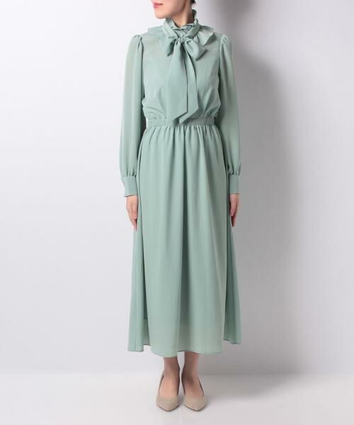 ＊＊allureville / アルアバイル ワンピース | ヴィーナスデシンフリルボウタイワンピース | 詳細1