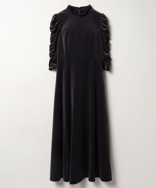 ＊＊allureville / アルアバイル ワンピース | トリアセベロアフレアーワンピース | 詳細7