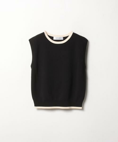 ＊＊allureville / アルアバイル ニット・セーター | バイカラープルオーバー（ブラック）