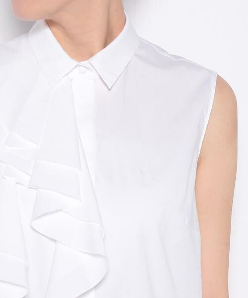 ＊＊allureville / アルアバイル シャツ・ブラウス | ラッフルノースリーブシャツ | 詳細4