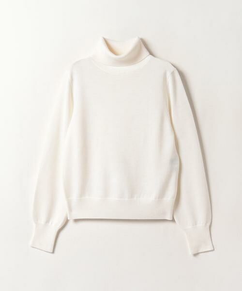 ＊＊allureville / アルアバイル ニット・セーター | タートルコンパクトプルオーバー（オフホワイト）