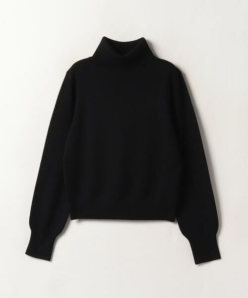 ＊＊allureville / アルアバイル ニット・セーター | タートルコンパクトプルオーバー（ブラック）