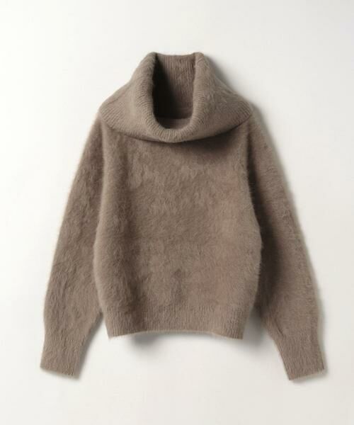 セール】 ファー加オフタートルプルオーバー （ニット・セーター
