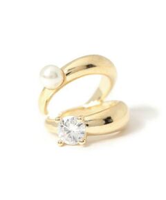 パールビジューイヤカフ