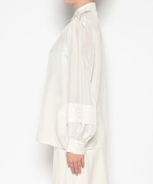 ＊＊allureville / アルアバイル シャツ・ブラウス | シルク羽二重ブラウス | 詳細2