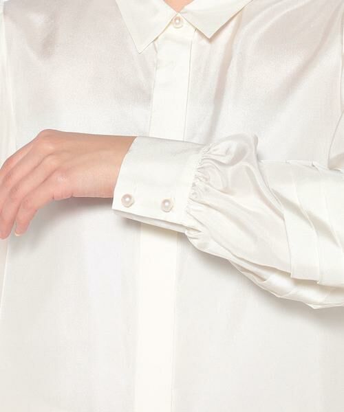 ＊＊allureville / アルアバイル シャツ・ブラウス | シルク羽二重ブラウス | 詳細5
