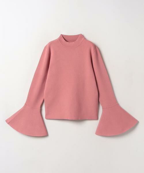 ＊＊allureville / アルアバイル ニット・セーター | トランペットカフプルオーバー（ピンク）