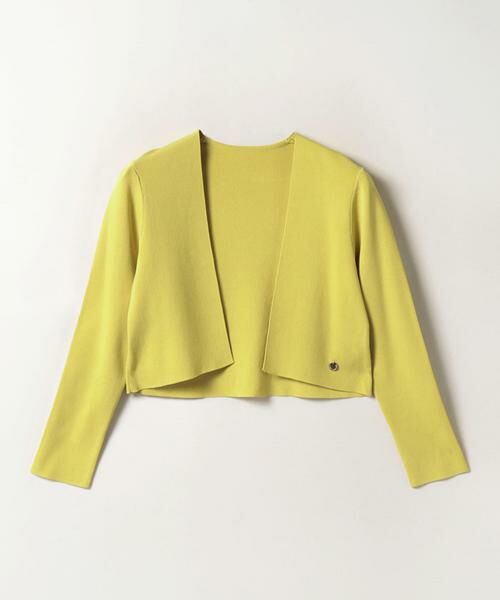 ＊＊allureville / アルアバイル カーディガン・ボレロ | ボレロカーディガン（イエロー）