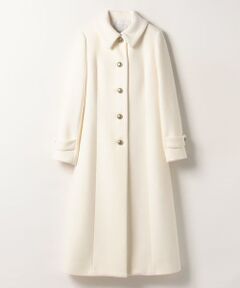 ダブルビーバーステンカラーコート