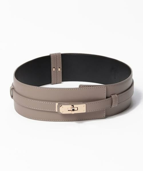 ＊＊allureville / アルアバイル ベルト・サスペンダー | ミニコルセットベルト（ベージュ）