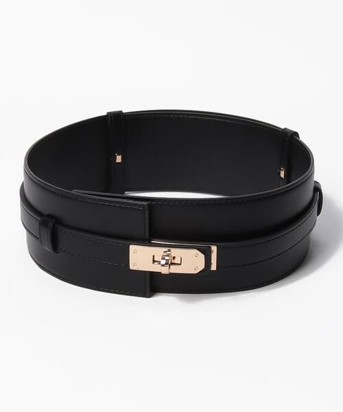 ＊＊allureville / アルアバイル ベルト・サスペンダー | ミニコルセットベルト（ブラック）