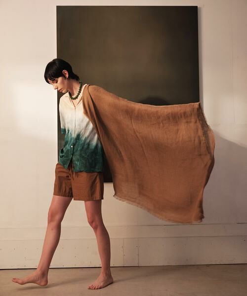 ＊＊allureville / アルアバイル マフラー・ショール・スヌード・ストール | THROW LINEN STOLE | 詳細6