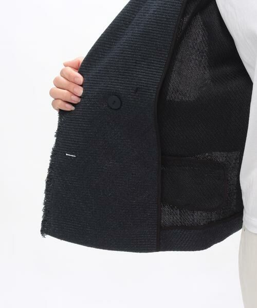 アルアバイル allureville MANTECOリネンブレンドジャケット アルアバイルallureville MANTECOリネンブレンドジャケット