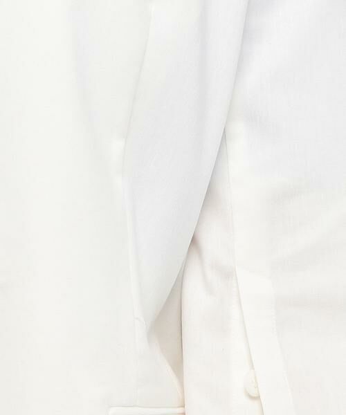 ＊＊allureville / アルアバイル ノーカラージャケット | リネンツイルストレッチスリットスリーブジャケット | 詳細6