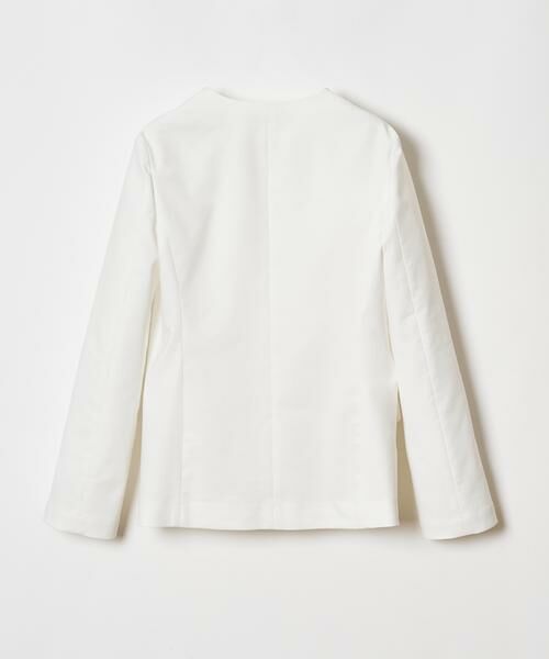 ＊＊allureville / アルアバイル ノーカラージャケット | リネンツイルストレッチスリットスリーブジャケット | 詳細24