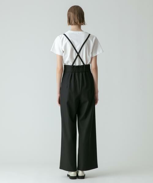【美品】アルアバイル　スキニーストラップサロペットパンツ 20222012020_13df81faa5f5b3badf