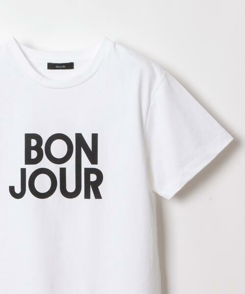 ＊＊allureville / アルアバイル カットソー | ボンジュールロゴT | 詳細13