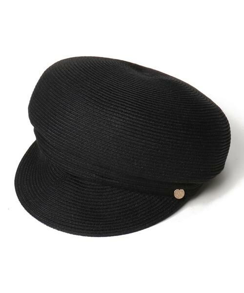 ＊＊allureville / アルアバイル ハンチング・キャスケット・ベレー帽 | ペーパーブレードキャスケット（ブラック）