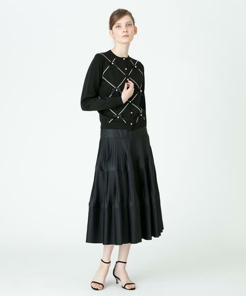 アルアバイル　ルルウィルビー ポリエステルプリーツティアードスカート LOULOU WILLOUGHBY】プリーツティアードスカート|allureville