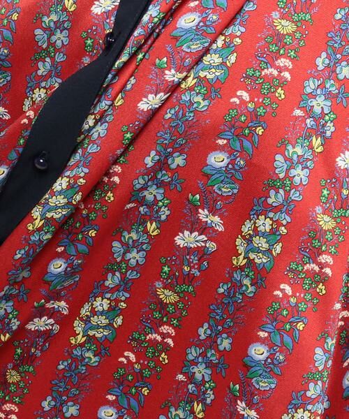 **allureville / アルアバイル ワンピース | ボーダーフラワーワンピース | 詳細9