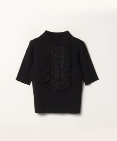 エンブロイダリークチュール5分袖プルオーバー