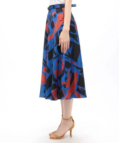 ＊＊allureville / アルアバイル スカート | ブロックキカプリントフレアスカート | 詳細2