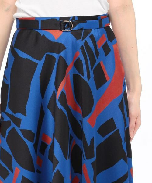 ＊＊allureville / アルアバイル スカート | ブロックキカプリントフレアスカート | 詳細4