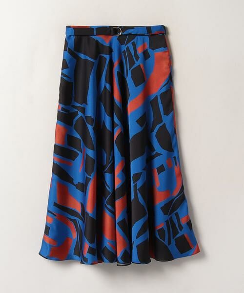 ＊＊allureville / アルアバイル スカート | ブロックキカプリントフレアスカート | 詳細9