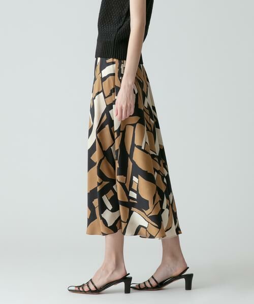 ＊＊allureville / アルアバイル スカート | ブロックキカプリントフレアスカート | 詳細19