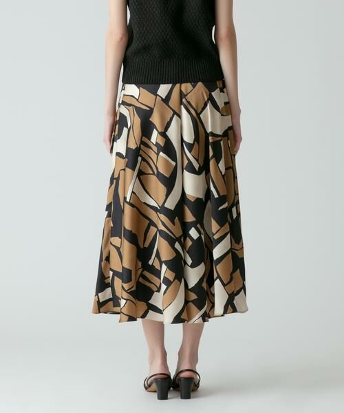 ＊＊allureville / アルアバイル スカート | ブロックキカプリントフレアスカート | 詳細21