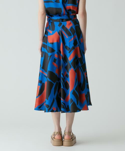 ＊＊allureville / アルアバイル スカート | ブロックキカプリントフレアスカート | 詳細27