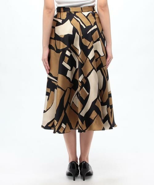 ＊＊allureville / アルアバイル スカート | ブロックキカプリントフレアスカート | 詳細12