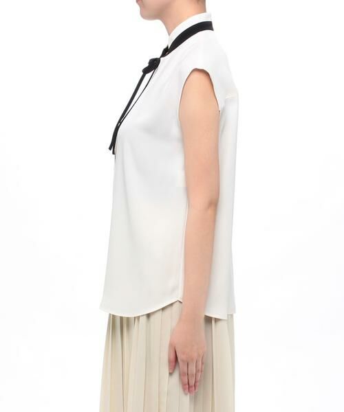 ＊＊allureville / アルアバイル シャツ・ブラウス | 配色タイノースリブラウス | 詳細2