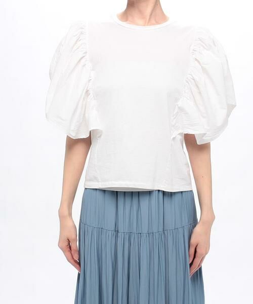 ＊＊allureville / アルアバイル カットソー | ピースダイフレアスリーブプルオーバー | 詳細1