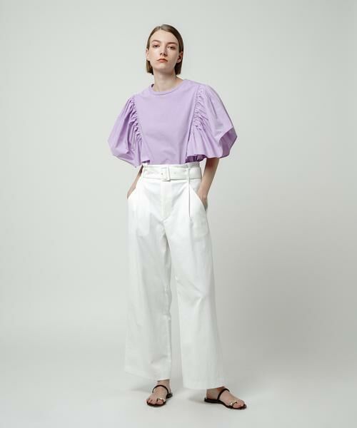 ＊＊allureville / アルアバイル カットソー | ピースダイフレアスリーブプルオーバー | 詳細18