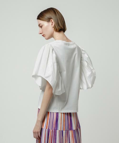 ＊＊allureville / アルアバイル カットソー | ピースダイフレアスリーブプルオーバー | 詳細12