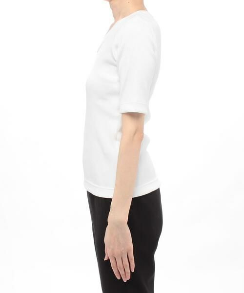 ＊＊allureville / アルアバイル カットソー | ディープUネックRIB プルオーバー | 詳細2