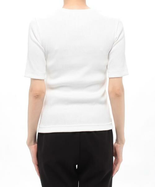 ＊＊allureville / アルアバイル カットソー | ディープUネックRIB プルオーバー | 詳細3