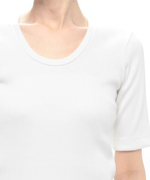 ＊＊allureville / アルアバイル カットソー | ディープUネックRIB プルオーバー | 詳細4