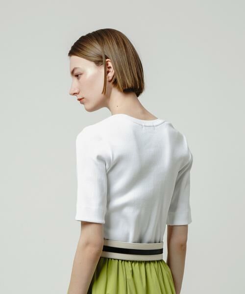 ＊＊allureville / アルアバイル カットソー | ディープUネックRIB プルオーバー | 詳細8