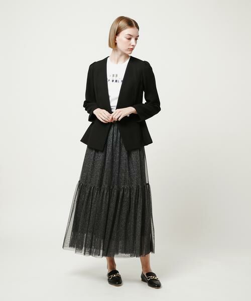 セール】 シルバーラメチュールスカート （スカート