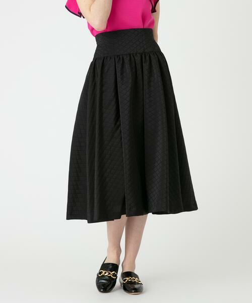 ＊＊allureville / アルアバイル スカート | ゼリージュジャガードスカート（ブラック）